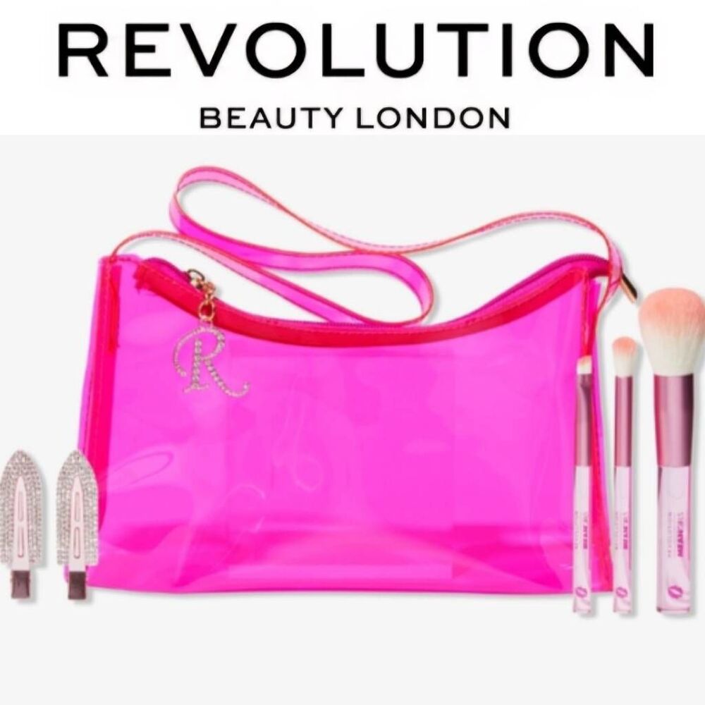 Revolution Beauty X Mean Girls Fetch Brush Set w/Hair Clips & Bags